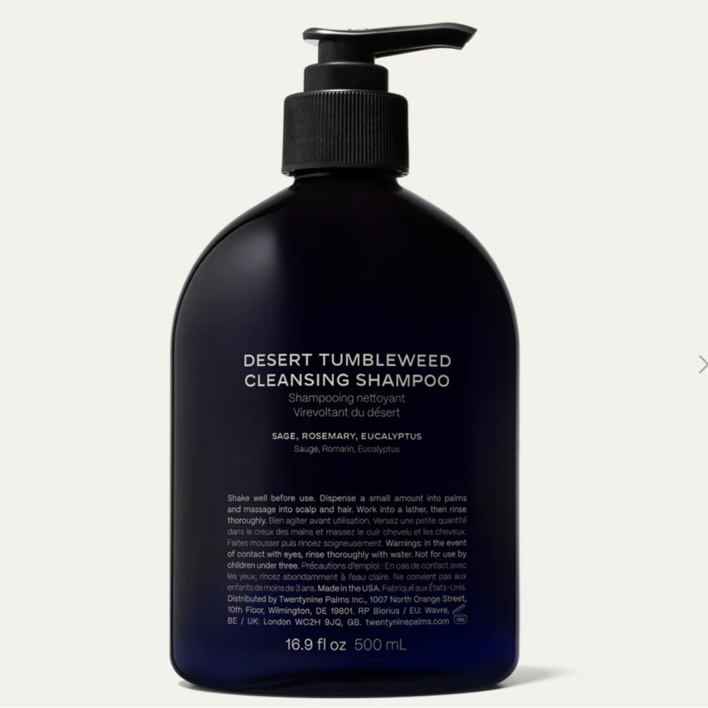 Twentynine Palms 29 Jared Leto Desert Tumbleweed Cleansing Shampoo 500ml